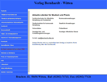 Tablet Screenshot of bernhardt-schuenemann.de